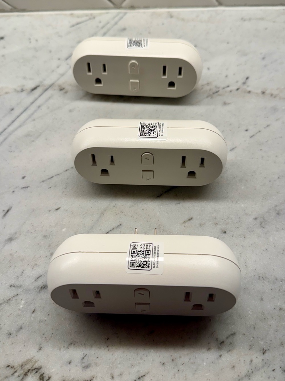 meross WiFi Dual Smart Plug, 15A 2-in-1 Smart Outlet, Support Apple HomeKit